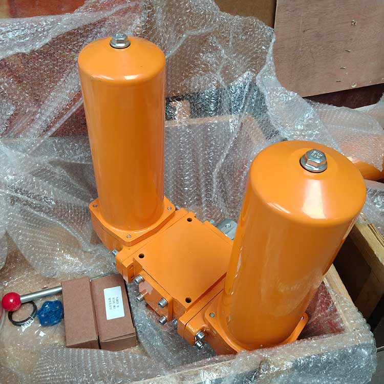 華豫供應(yīng)KF-200A*80D/M油液除雜雙筒油過(guò)濾器